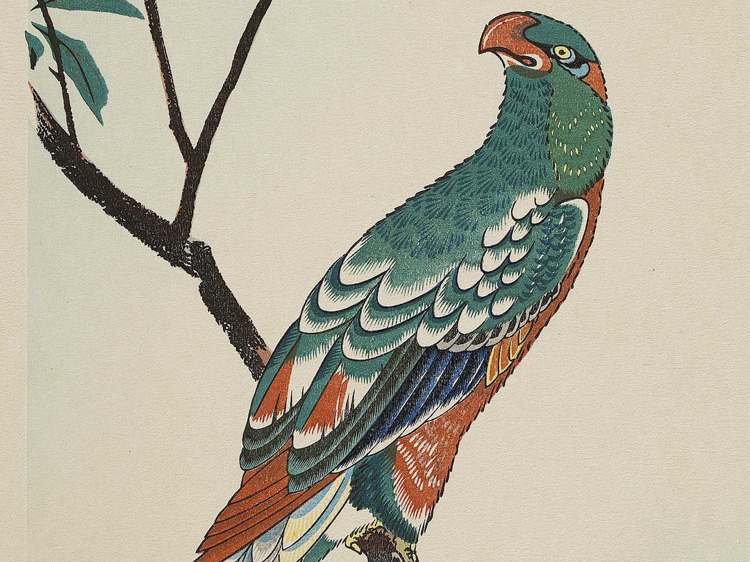 Kaido ni omu from the series Kacho dai tanzakusen by Utagawa Hiroshige, (Medium print size) / BJ328-174