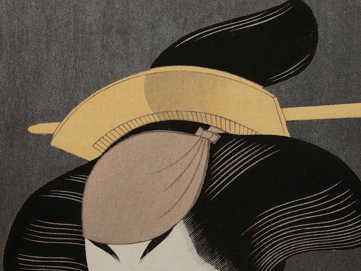 Segawa Tomisaburo II as Yadorigi, wife of Ogishi Kurando by Toshusai Sharaku, (Medium print size) / BJ226-527