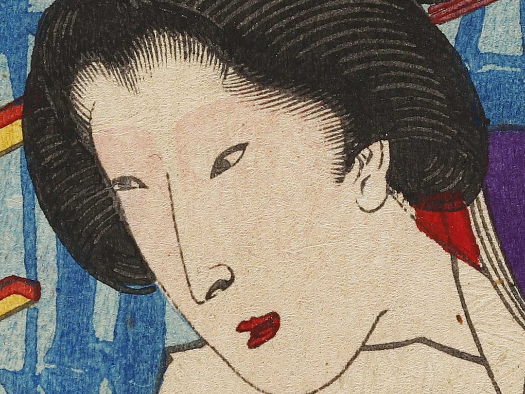 Date goten from the series Azumanishiki chuya kurabe by Yoshu Chikanobu / BJ318-045