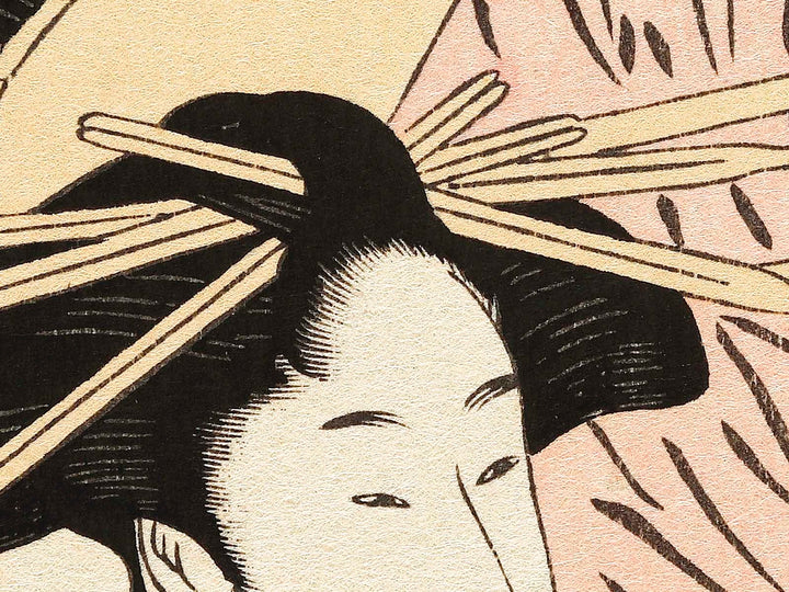 Wakamurasaki from the series Matsuba ro  by Kitagawa Utamaro, (Large print size) / BJ327-152