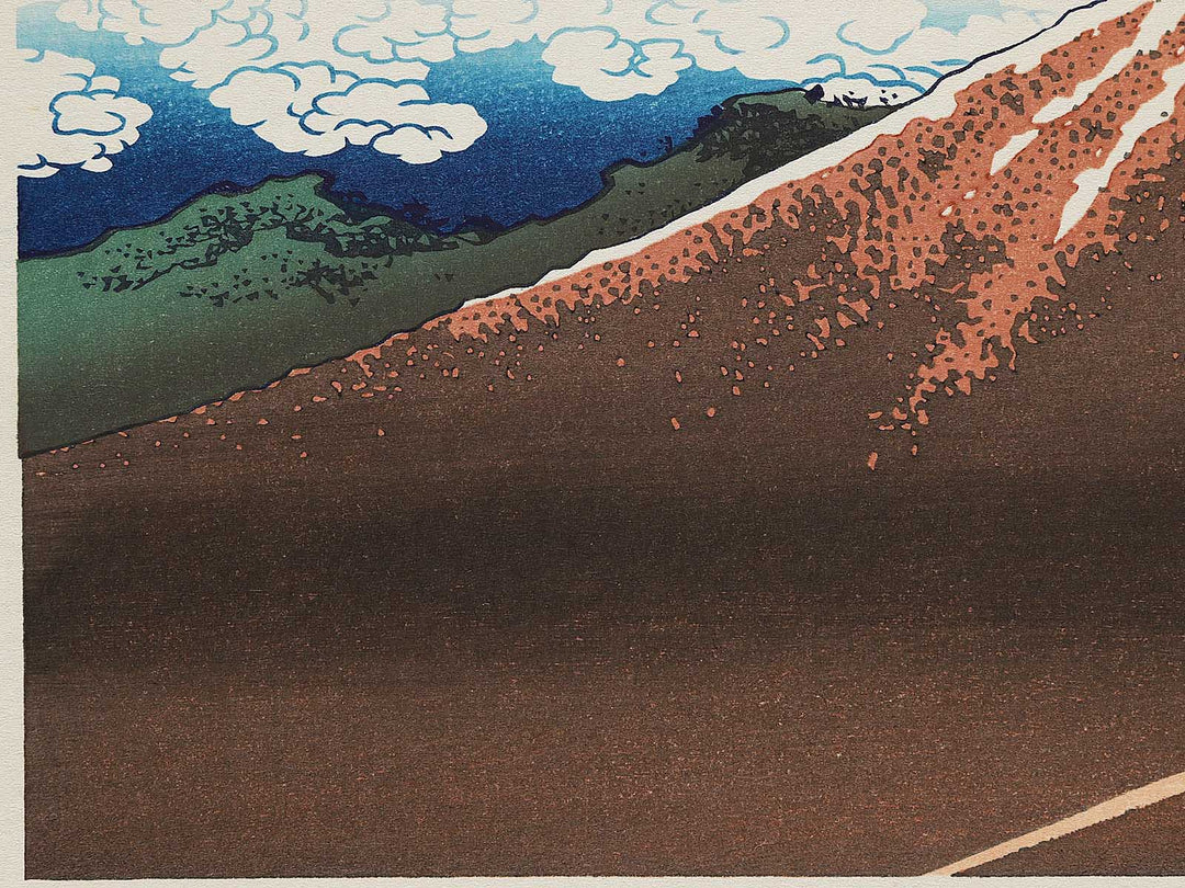 Rainstorm Beneath the Summit from the series Thirty-six Views of Mount Fuji by Katsushika Hokusai, (Medium print size) / BJ301-784