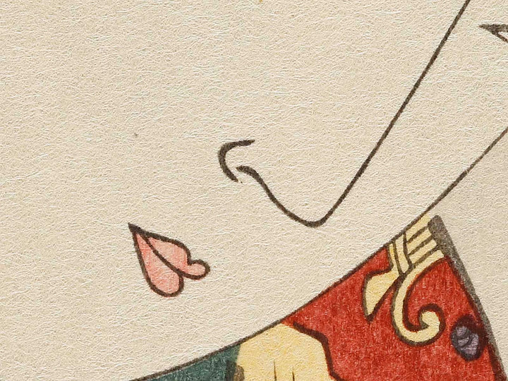 Matsubaya yosooi from the series Seiro rokka sen by Kitagawa Utamaro, (Large print size) / BJ327-103