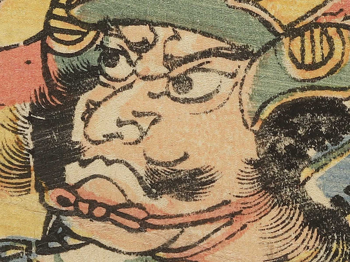 Wada Kotaro Yoshimori Awazugahara kassen no zu by Utagawa Yoshitora / BJ351-988