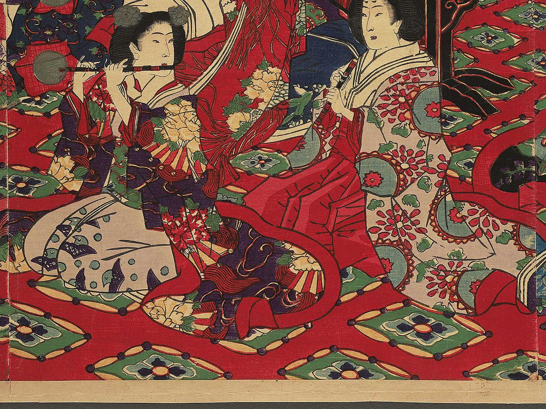 Haruiro ongyoku no shirabe by Utagawa Fusatane / BJ342-391