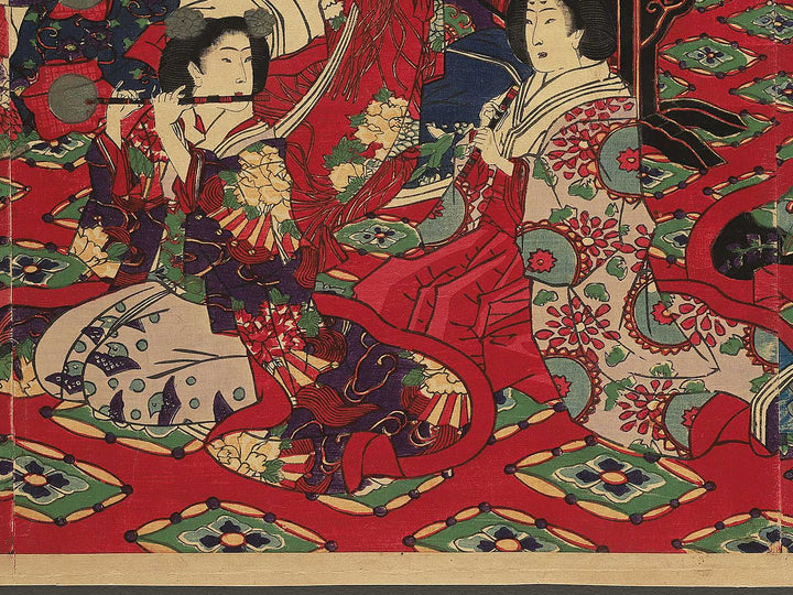 Haruiro ongyoku no shirabe by Utagawa Fusatane / BJ342-391