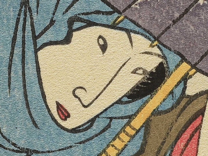 Asakusa no bosetsu from the series Meisho Edo hakkei by Utagawa Hiroshige, (Medium print size) / BJ330-610