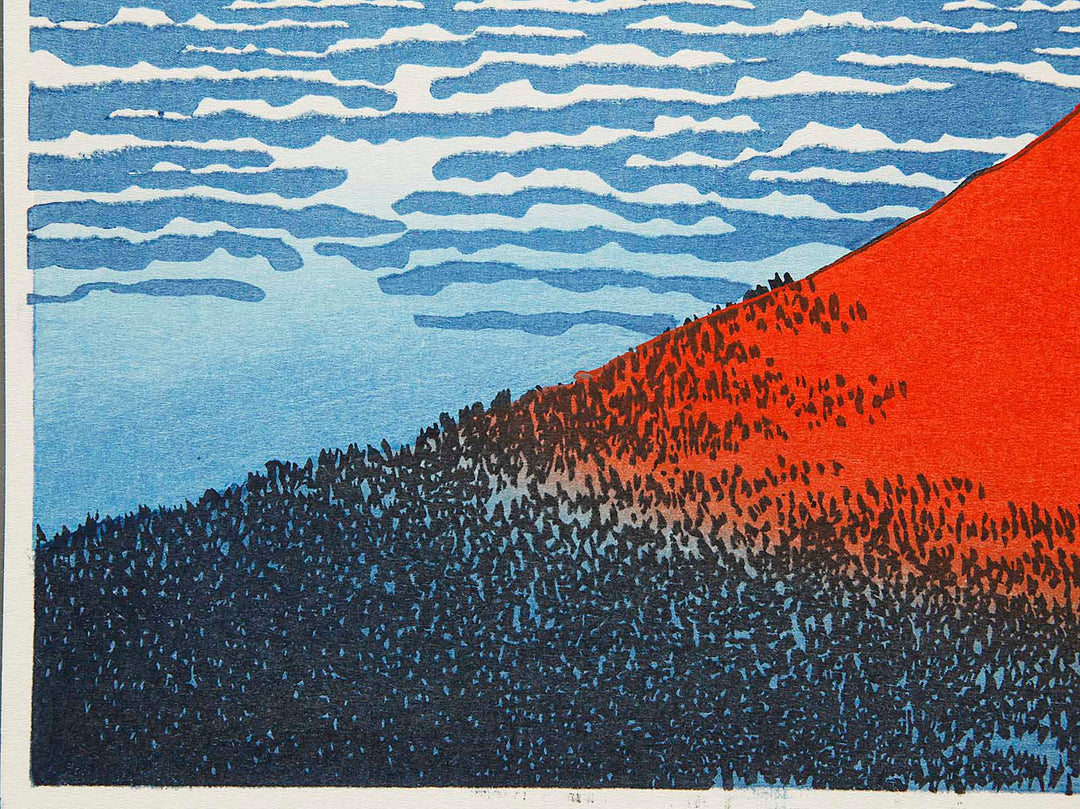 South Wind, Clear Sky from the series Thirty-six Views of Mount Fuji by Katsushika Hokusai, (Medium print size) / BJ288-470