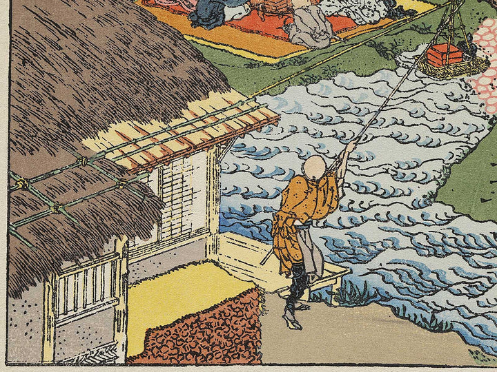 Hanama no fuji from the series One Hundred Views of Mount Fuji by Katsushika Hokusai, (Medium print size) / BJ321-888