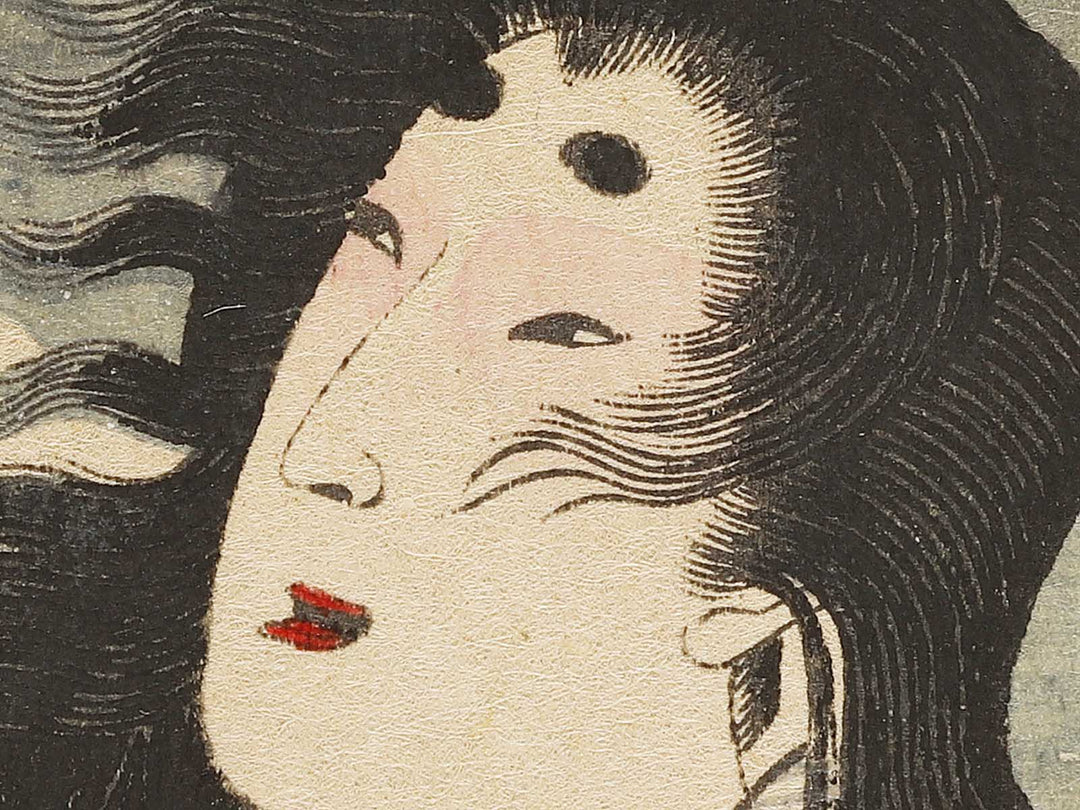 Yamashiro fushimi no yuki tokiwa gozen otowaka ushiwaka imawaka from the series Setsu gekka by Yoshu Chikanobu / BJ331-856