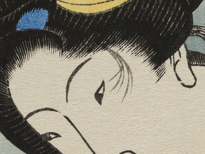 Fujiedaeki from the series Bijin tokaido by Keisai Eisen, (Large print size) / BJ346-038