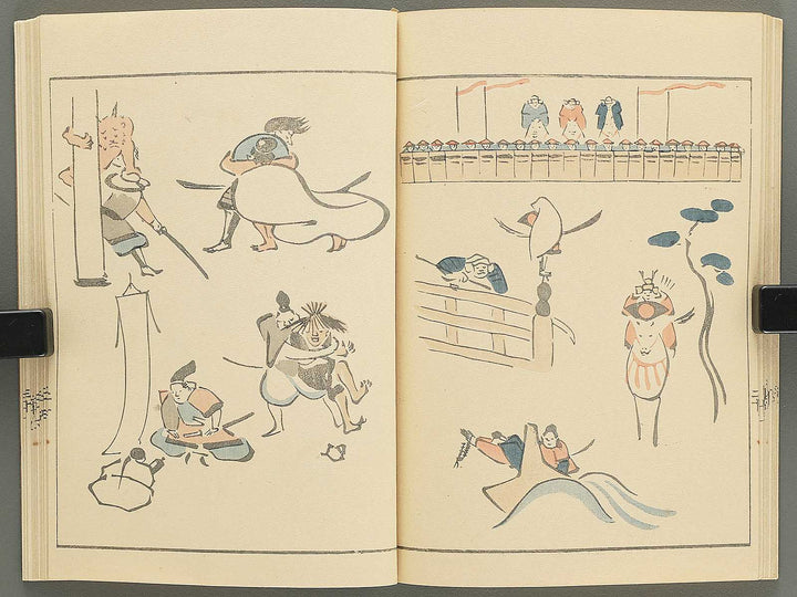 Jinbutsu ryakugashiki by Kuwagata Keisai / BJ348-117