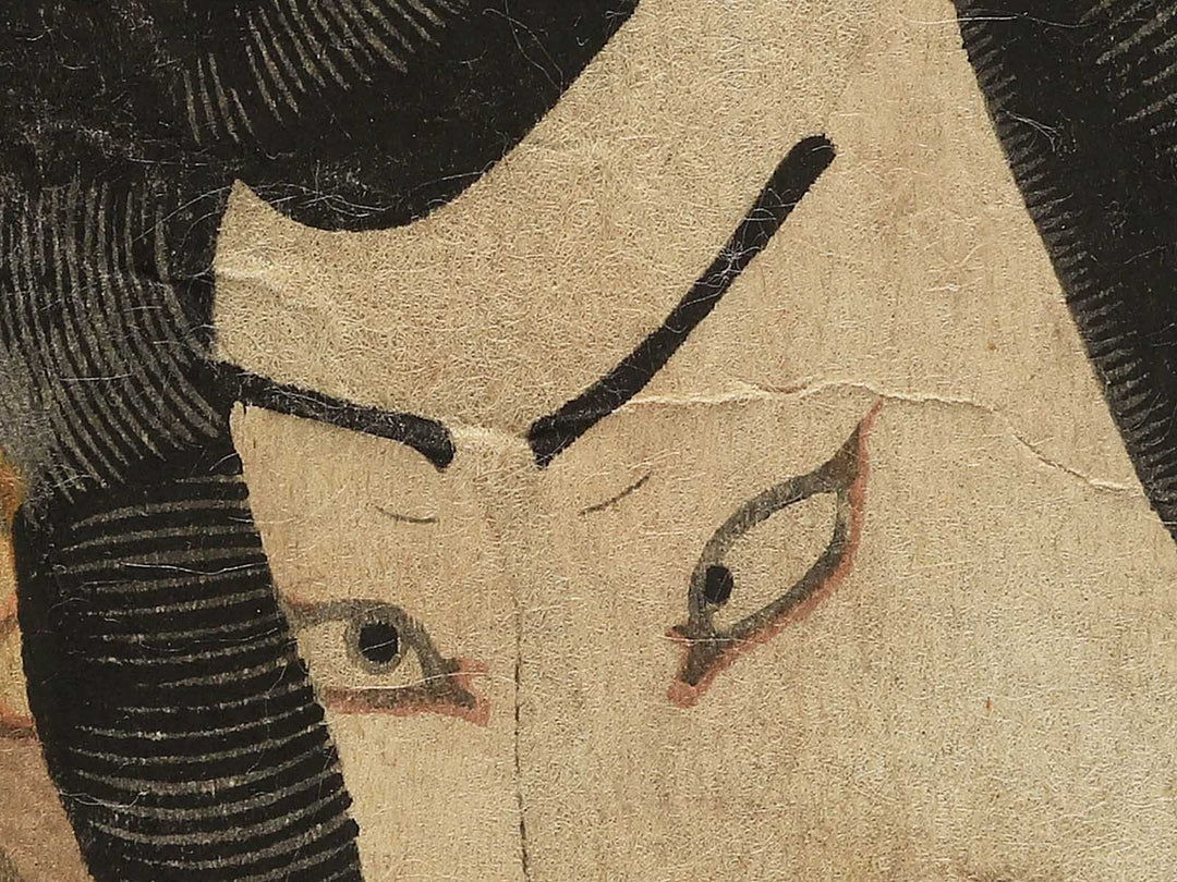 Shimizu no kaja Yoshitaka from the series Seisho nanairoha by Utagawa Kunisada(Toyokuni III) / BJ349-076