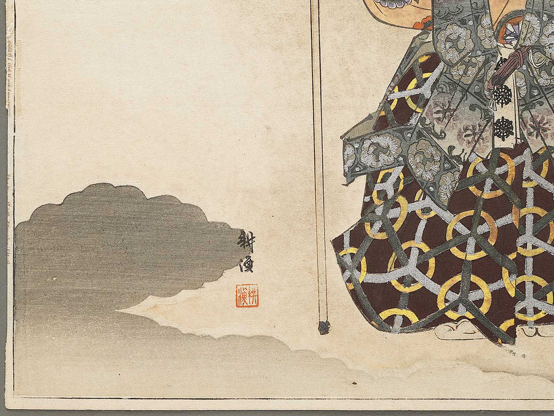 Kumasaka from the series Nogaku zue by Tsukioka Kogyo / BJ331-569