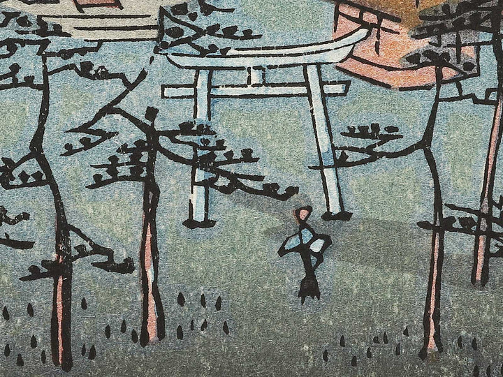 Takashi Beach from the series Famous Views of the Sixty-odd Provinces by Utagawa Hiroshige, (Large print size) / BJ334-418