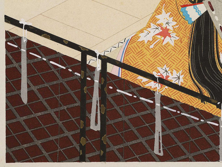 MAKIBASHIRA from the series The Tale of Genji by Ebina Masao, (Medium print size) / BJ329-014