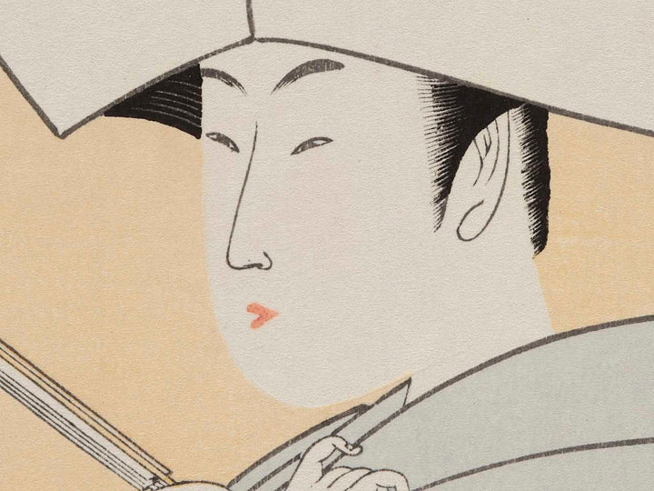 Hour of the Monkey (around 4pm) from the series Daughter Sundial by Kitagawa Utamaro, (Medium print size) / BJ226-688