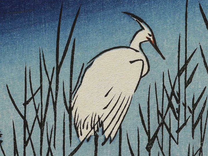 Sakasai Ferry from the series One Hundred Famous Views of Edo by Utagawa Hiroshige, (Large print size) / BJ337-211