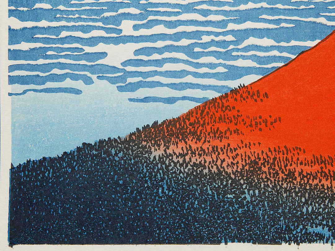 South Wind, Clear Sky from the series Thirty-six Views of Mount Fuji by Katsushika Hokusai, (Medium print size) / BJ288-484