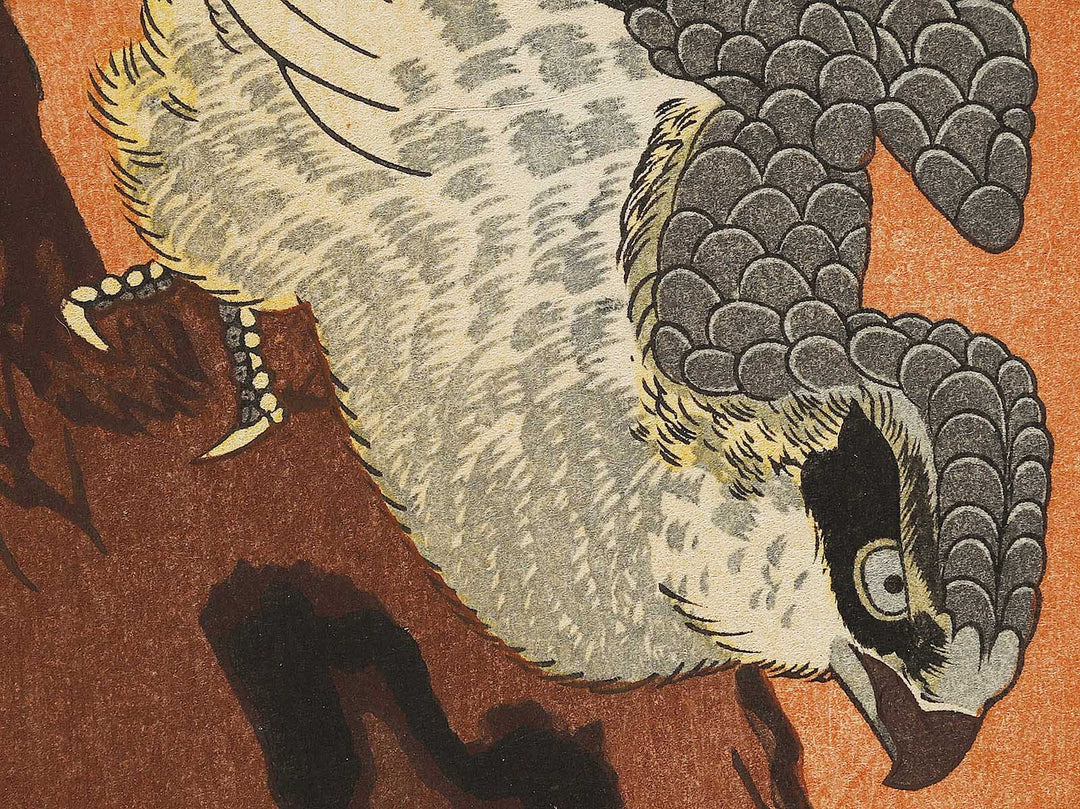 Hinode ni matsu ni taka by Utagawa Hiroshige, (Medium print size) / BJ324-800