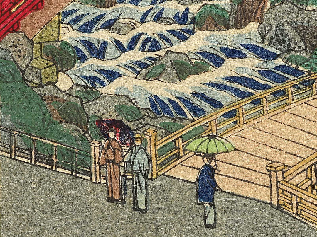 Shinkyo from the series Nikko meisho junikei no uchi by Hasegawa Chikuyo / BJ343-364
