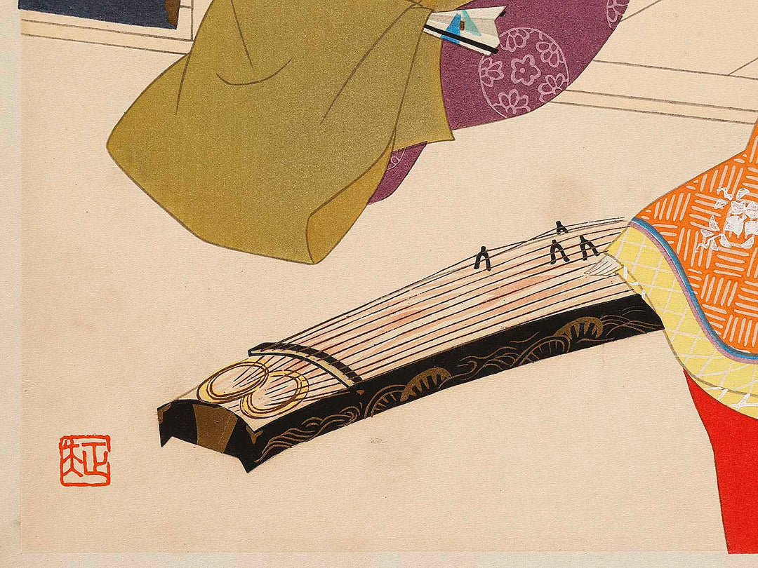 KOBAI(The Red plums) from the series The Tale of Genji by Ebina Masao, (Medium print size) / BJ329-294