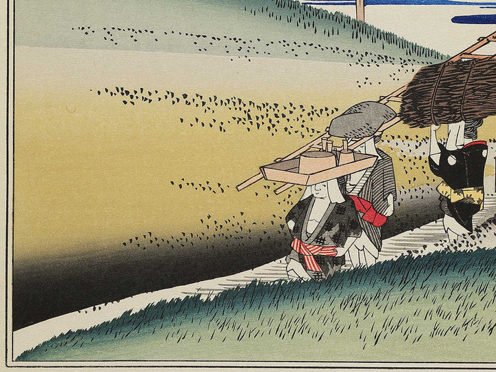 Yase no sato from the series Kyoto meisho no uchi by Utagawa Hiroshige, (Medium print size) / BJ341-754