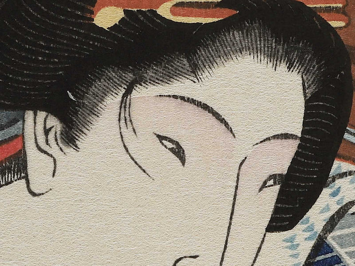 Kanbarashuku juroku from the series Tokaido Beauties by Keisai Eisen, (Large print size) / BJ346-115