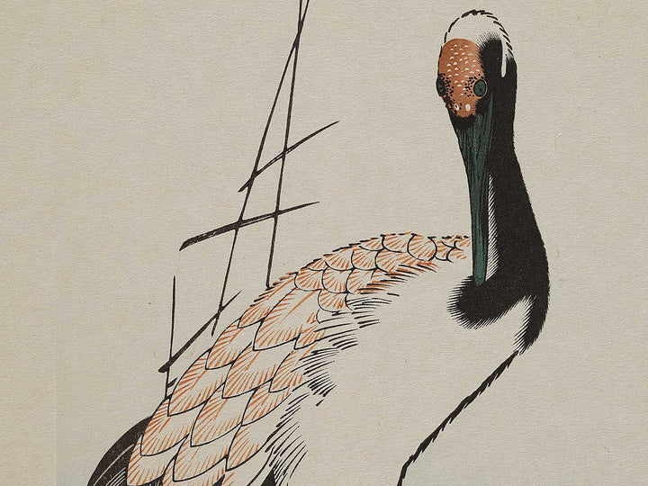 Nami ni tsuru by Utagawa Hiroshige, (Medium print size) / BJ328-202