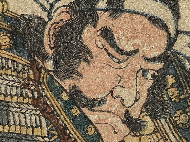 Asai bizennokami Nakamasa from the series Heroes of the Great Peace by Utagawa Kuniyoshi / BJ350-749
