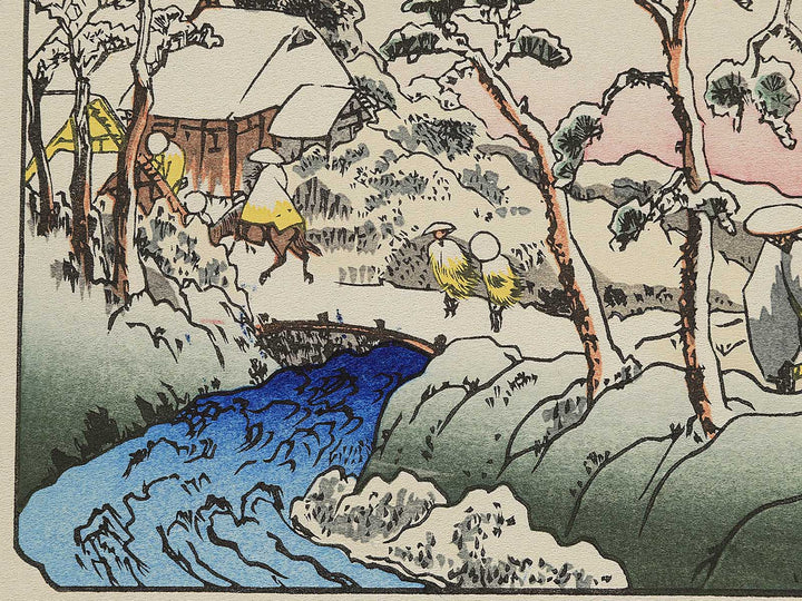 Itabana from the series The Sixty-nine Stations of the Kiso Kaido by Keisai Eisen, (Small print size) / BJ340-557