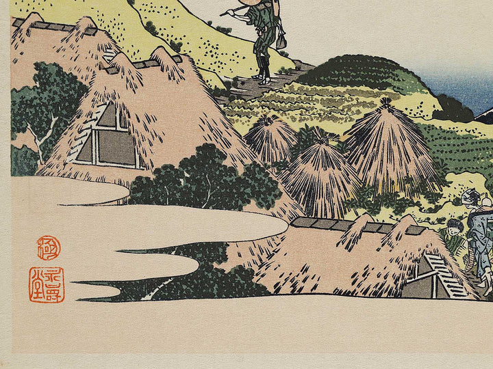 Shimomeguro from the series Thirty-six Views of Mount Fuji by Katsushika Hokusai, (Small print size) / BJ311-157