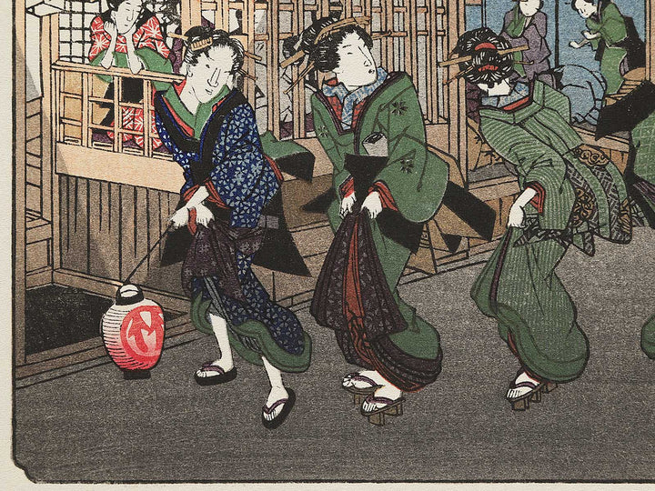 Fukaya from the series The Sixty-nine Stations of the Kiso Kaido by Keisai Eisen, (Small print size) / BJ340-550