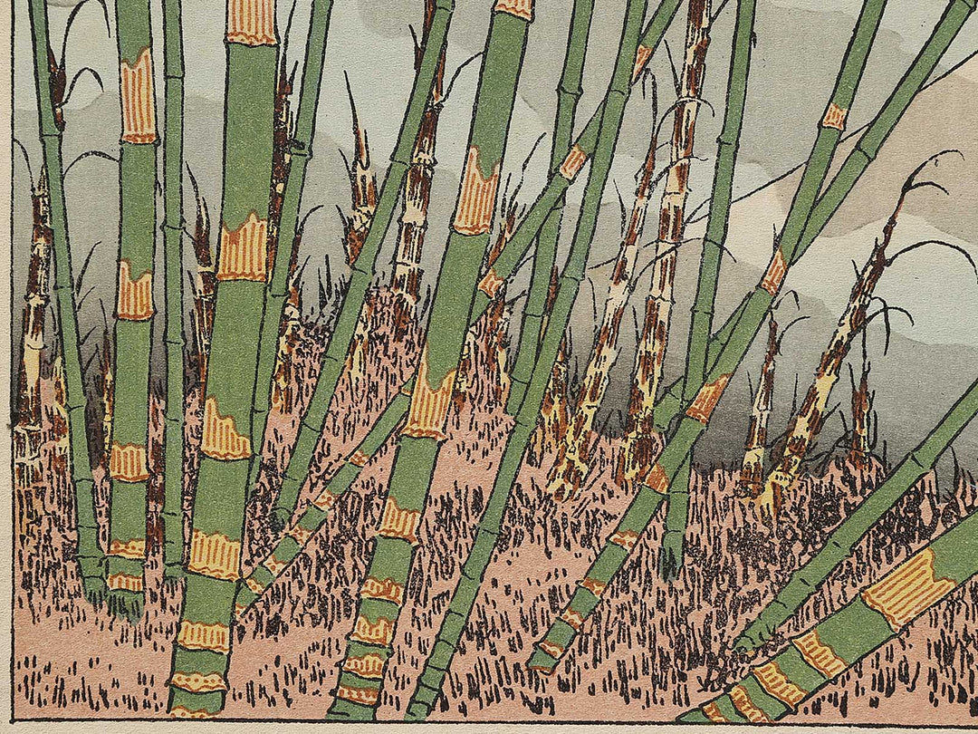 Chikurin no fuji from the series One Hundred Views of Mount Fuji by Katsushika Hokusai, (Medium print size) / BJ321-783