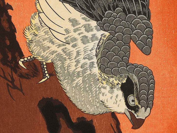 Hinode ni matsu ni taka by Utagawa Hiroshige, (Medium print size) / BJ323-372