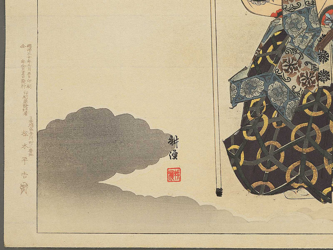 Kumasaka from the series Nogaku zue by Tsukioka Kogyo / BJ350-308