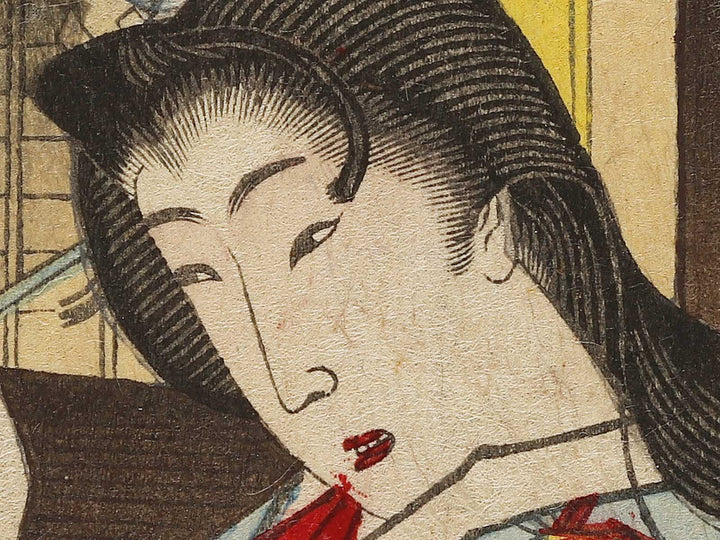 Okubo Hikozaemon from the series Azumae chuya kurabe by Yoshu Chikanobu / BJ341-033