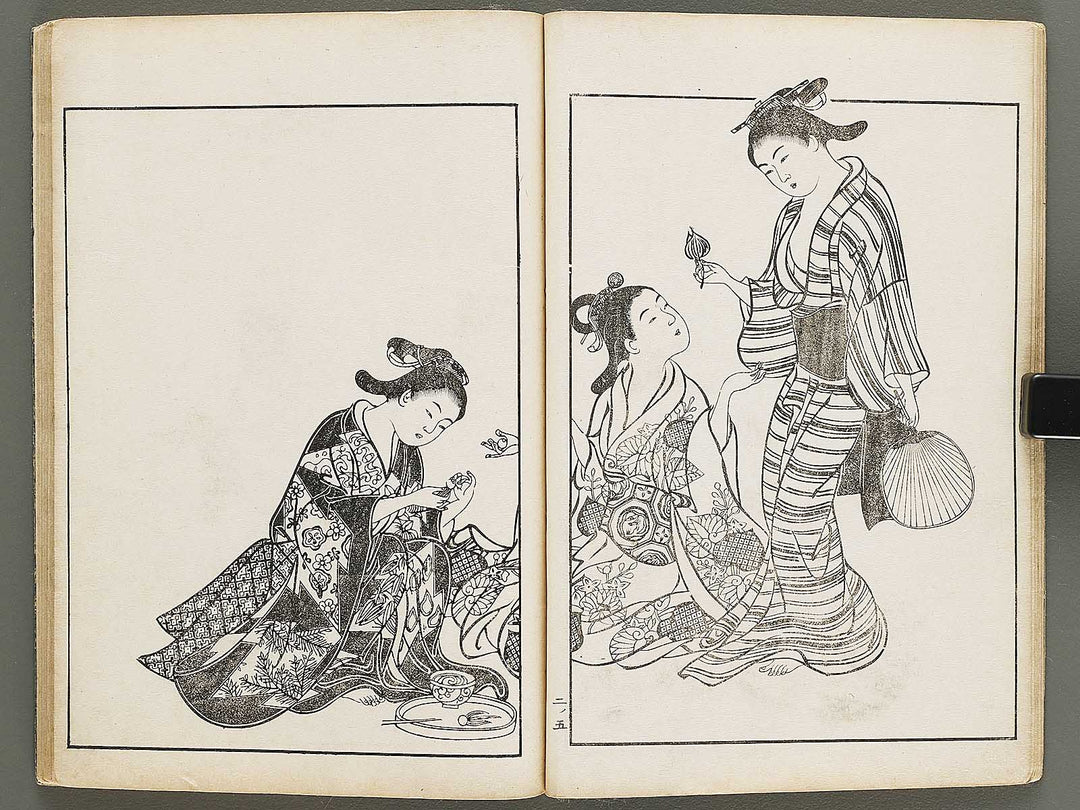Nihon joso (Chu), Book 2 by Nishikawa Sukenobu / BJ325-332