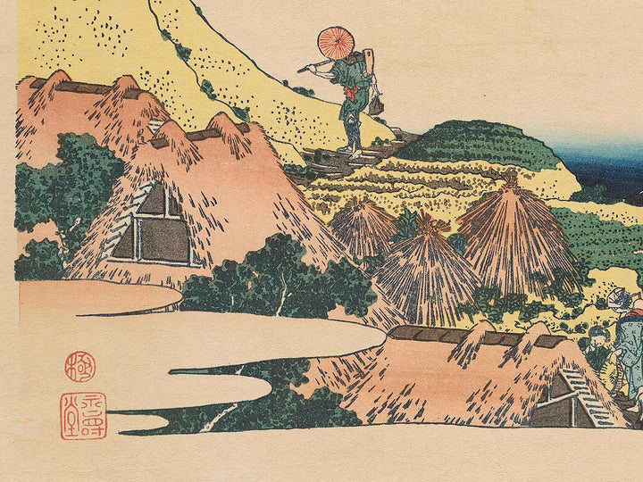 Shimomeguro from the series Thirty-six Views of Mount Fuji by Katsushika Hokusai, (Medium print size) / BJ280-287