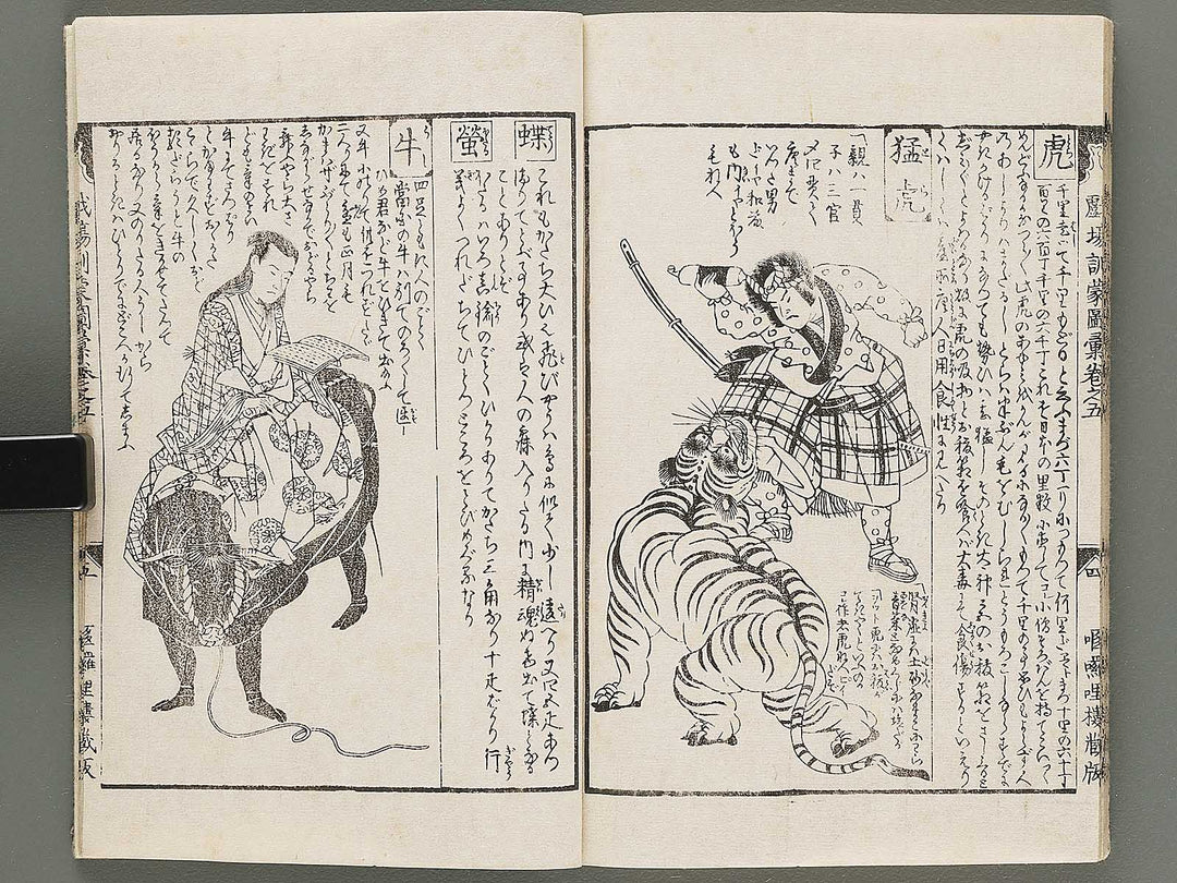 Shibai kinmo zui Volume 3-5 by Katsukawa Shunei / BJ304-087