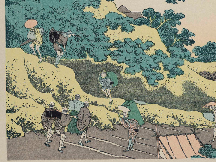 Surugadai in Edo from the series Thirty-six Views of Mount Fuji by Katsushika Hokusai, (Medium print size) / BJ283-535