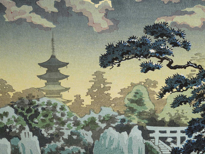 Ueno shinobazu no ike by Tsuchiya Koitsu, (Large print size) / BJ317-562