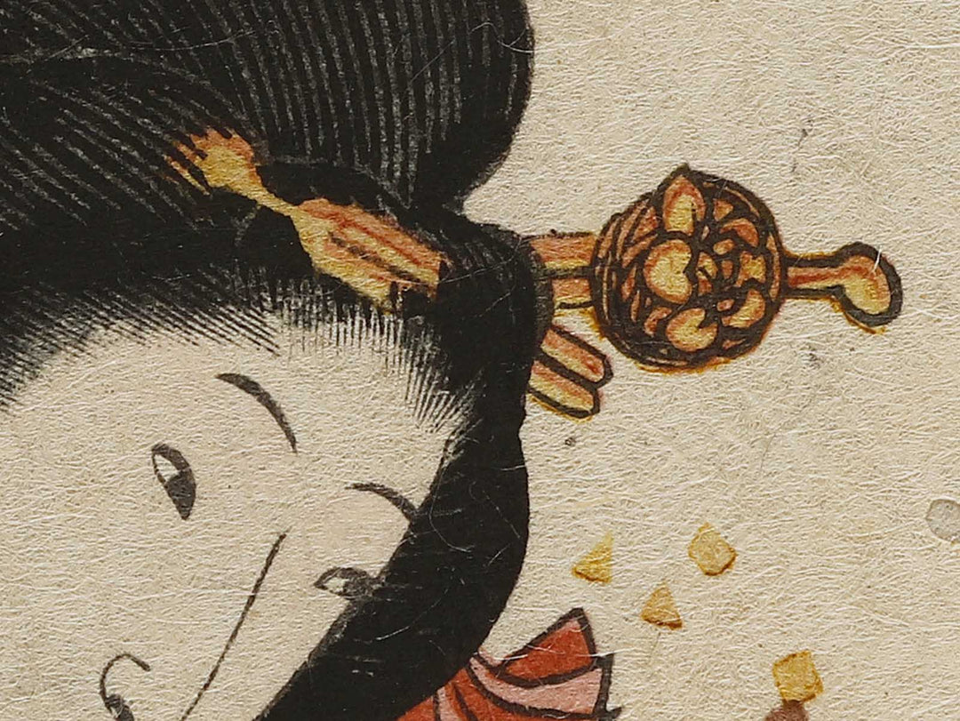 Matsukaze from the series Genji monogatari by Utagawa Kunisada(Toyokuni III) / BJ341-432