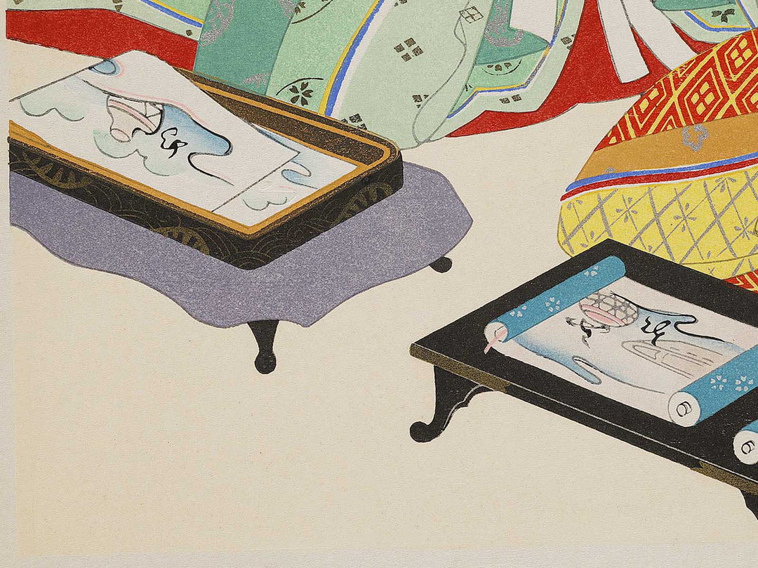 Picture Competition from the series The Tale of Genji by Ebina Masao, (Medium print size) / BJ329-098