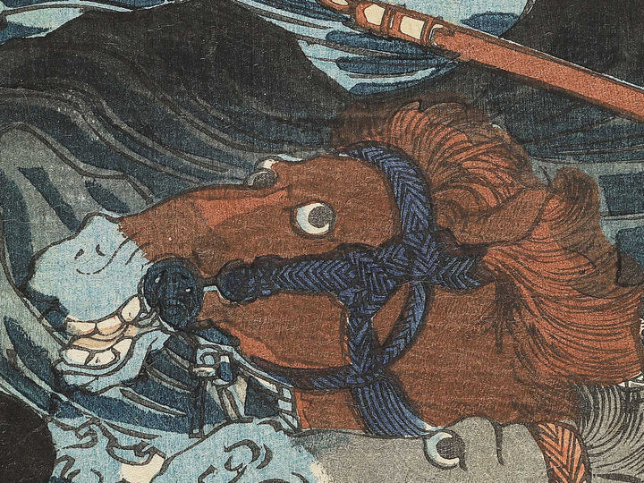 Yoshitsune Yashima no meiyo by Tsukioka Yoshitoshi / BJ345-037