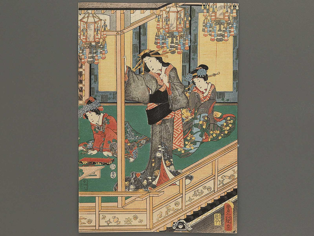 Genjikimi kagetsu asobi by Utagawa Kunisada(Toyokuni III) / BJ348-110