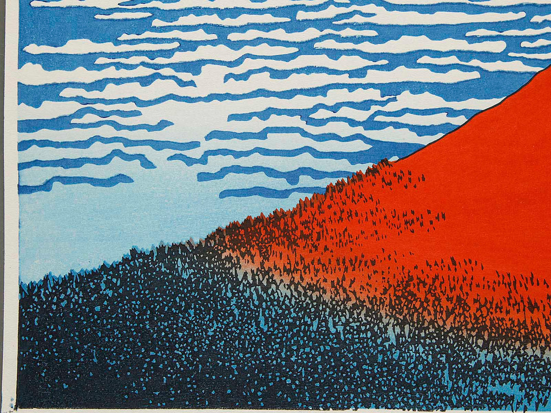 South Wind, Clear Sky from the series Thirty-six Views of Mount Fuji by Katsushika Hokusai, (Large print size) / BJ287-987