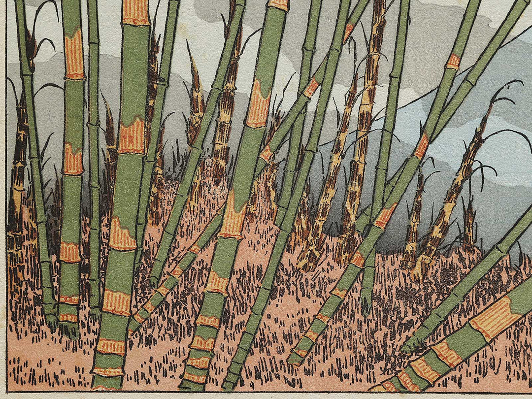 Chikurin no fuji from the series One Hundred Views of Mount Fuji by Katsushika Hokusai, (Medium print size) / BJ327-908