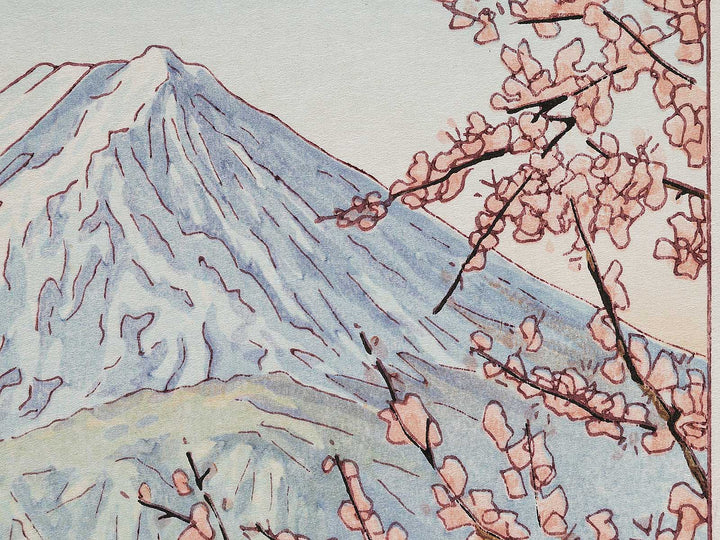 Kawaguchiko no fuji by Okada Koichi, (Large print size) / BJ318-920