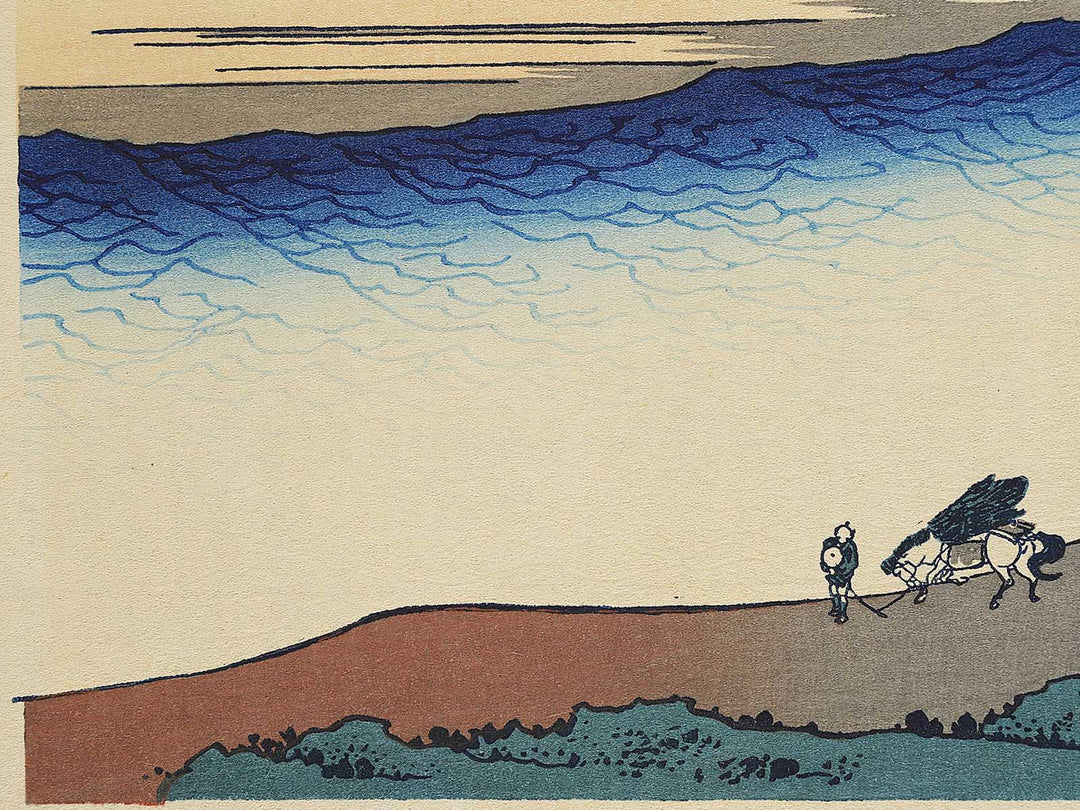 The Tamagawa River in Musashi Province from the series Thirty-six Views of Mount Fuji by Katsushika Hokusai, (Medium print size) / BJ348-957