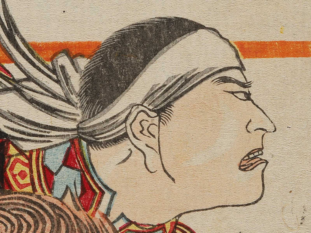 Kirino Toshiaki from the series Meiji junen senshi meimeiden by Utagawa Yoshitaki / BJ302-547